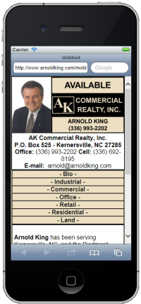 ArnoldKing.com Mobile