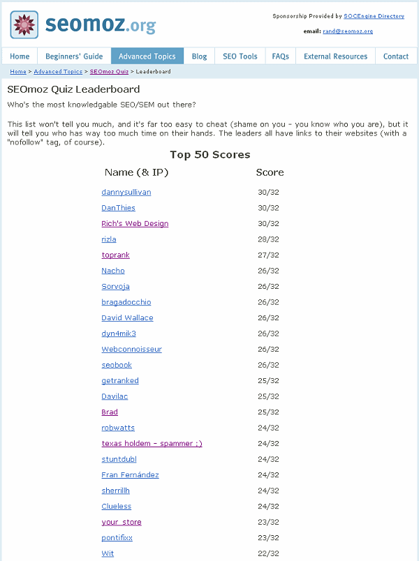http://www.socengine.com/seo/guide/seomoz-quiz.php
