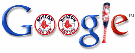 Logoogle.com Google Logo Award Winner March 2005: Google Red Sox
