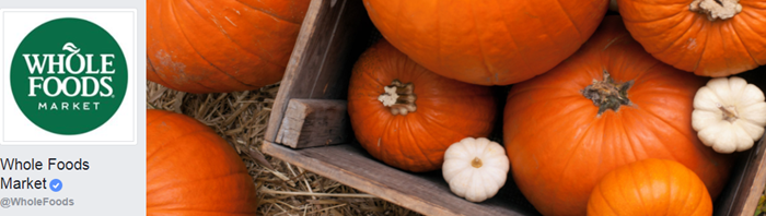 example of a seasonal cover photo facebook business page