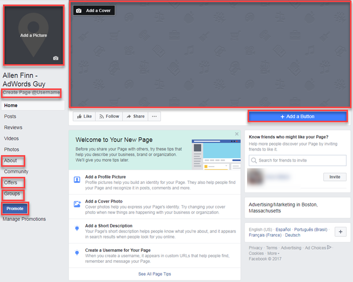 How to create a Facebook Business page